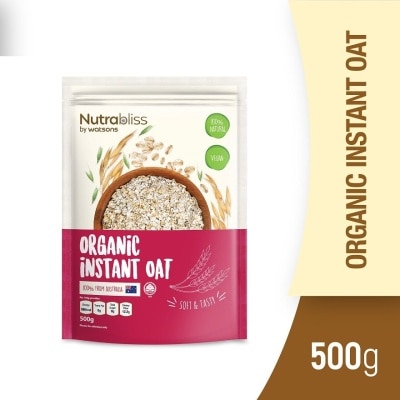 NUTRABLISS BY WATSONS Organic Instant Oat 500g (100% Natural)