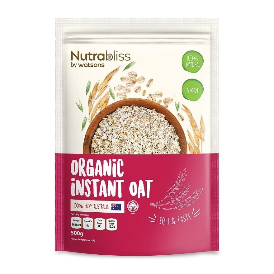 Organic Instant Oat 500g (100% Natural)