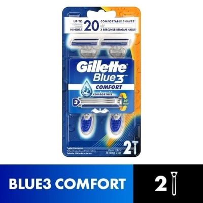 GILLETTE Blue3 Comfort Sensitive Disposable Razor 2's