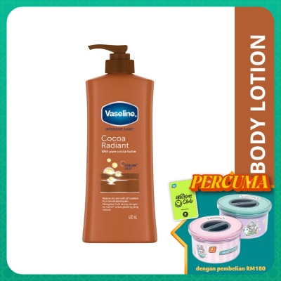 VASELINE Body Lotion Core Cocoa Radiant 400ML