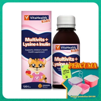 VITAHEALTH - Kids Mvt Lysine & Inulin 120ML