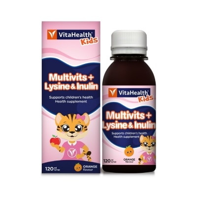 VITAHEALTH Kids Mvt Lysine & Inulin 120ML