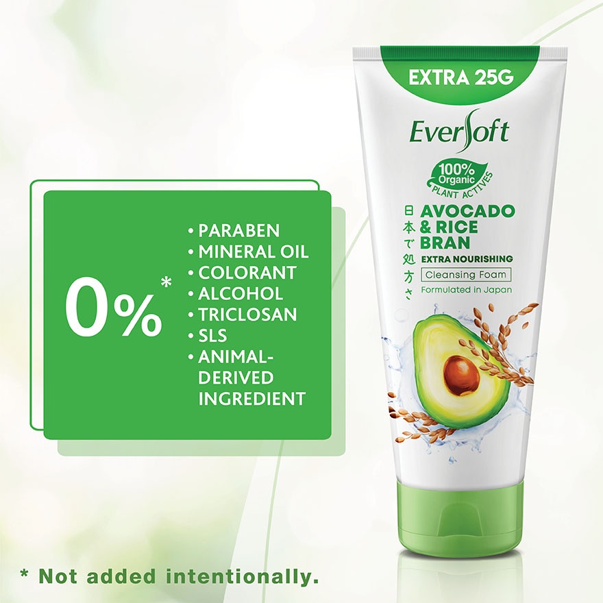 Avocado and Rice Bran Facial Cleanser 195G image