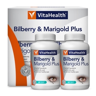 VITAHEALTH Bilberry And Marigold Plus 60sx2