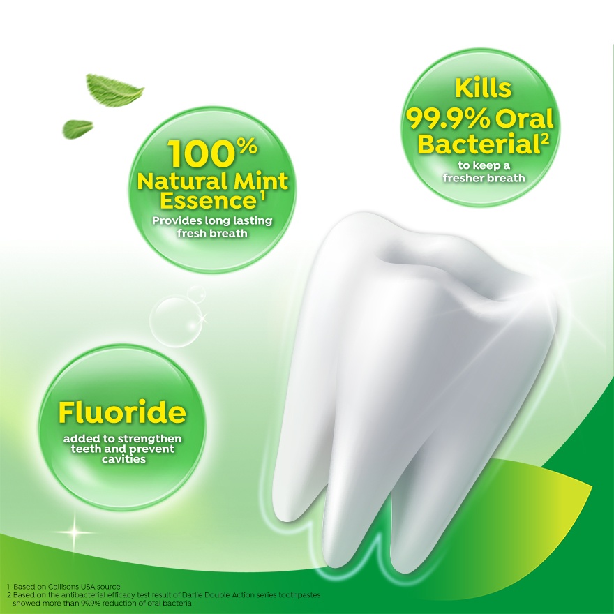 Toothpaste Double Action Natural Mint 75g image