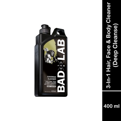 BAD LAB - 3-IN-1 HAIR, FACE & BODY CLEANER  DEEP CLEANSE 400ml