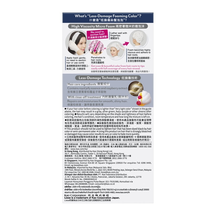 Hair Creamy Bubble Color - Midnight Ash 1S