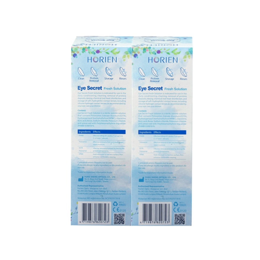 Eye Secret Fresh Multi Purpose Solution 2X360ml image