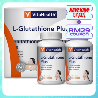 VITAHEALTH L-Glutathione Plus 2x30s
