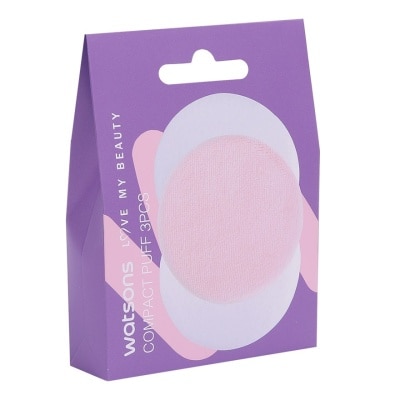 WATSONS Beauty Acc Compact Puff 3Pcs