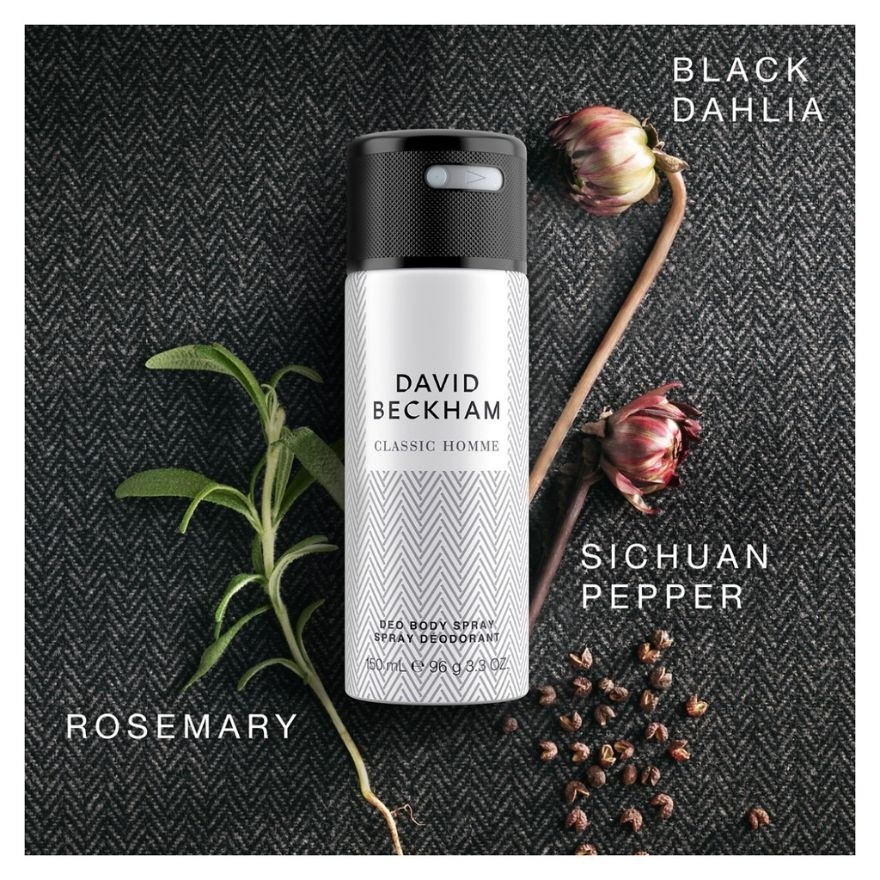 David Beckham Deodorant Spray Classic Homme 150ML image