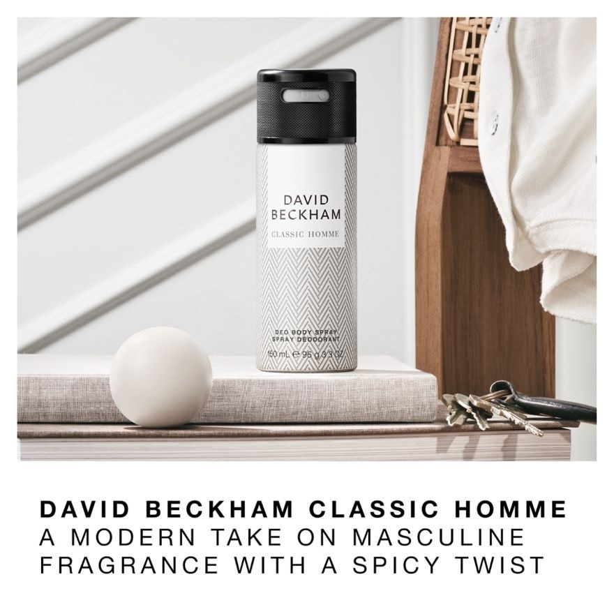 David Beckham Deodorant Spray Classic Homme 150ML