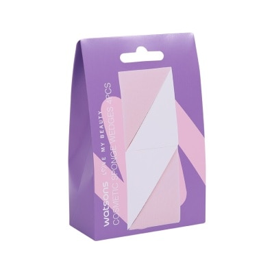 WATSONS Cosmetic Sponge Wedges 4Pcs