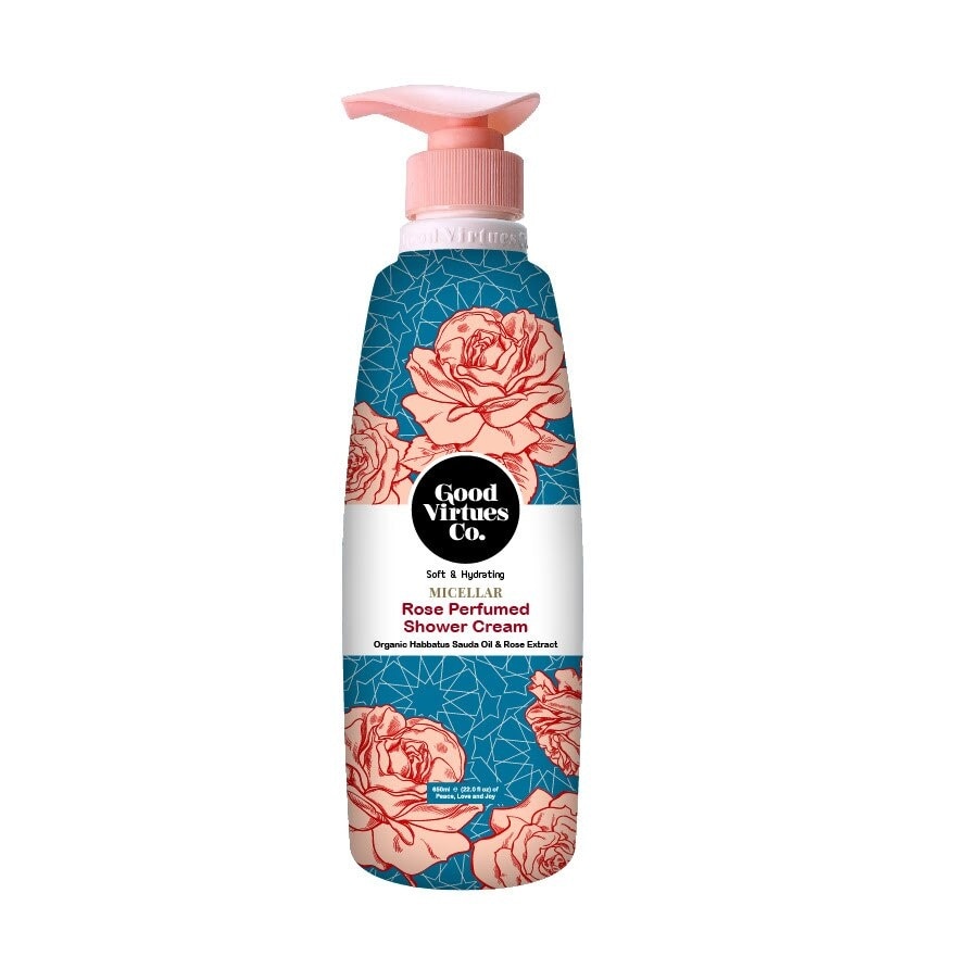 Micellar Rose Perfumed Shwer Cream Skin Soft 650ml