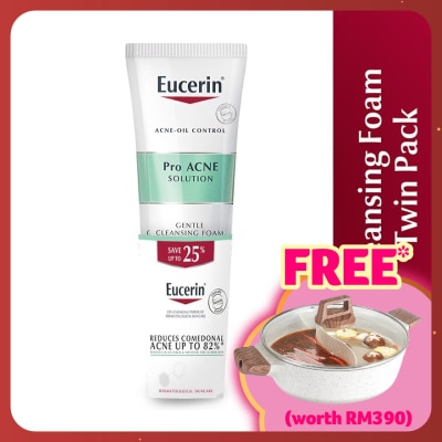 EUCERIN ProAcne Cleansing Foam 150g Twin Pack