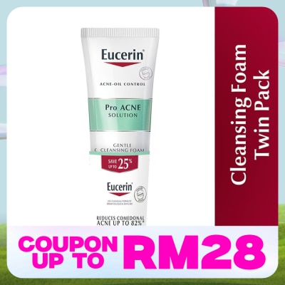EUCERIN ProAcne Cleansing Foam 150g Twin Pack