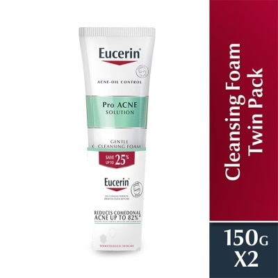 EUCERIN ProAcne Cleansing Foam 150g Twin Pack