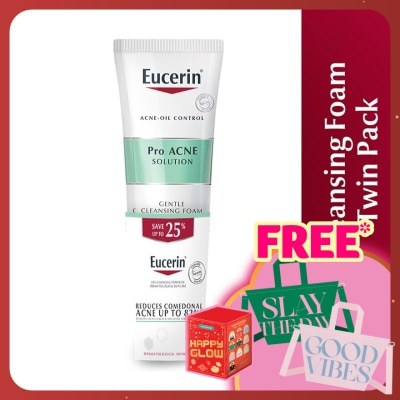 EUCERIN ProAcne Cleansing Foam 150g Twin Pack