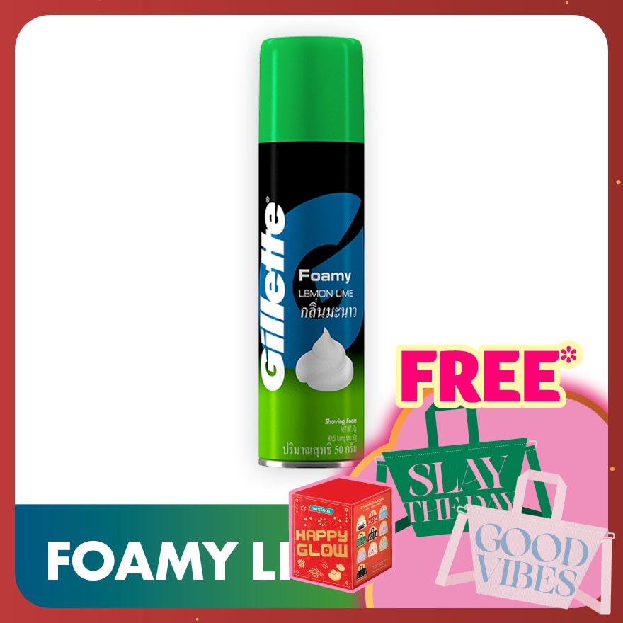 Foamy Foam Shave Lemon Lime 50g