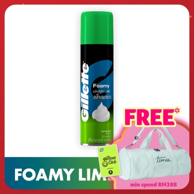 GILLETTE Foamy Foam Shave Lemon Lime 50g