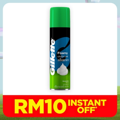 GILLETTE Foamy Foam Shave Lemon Lime 50g