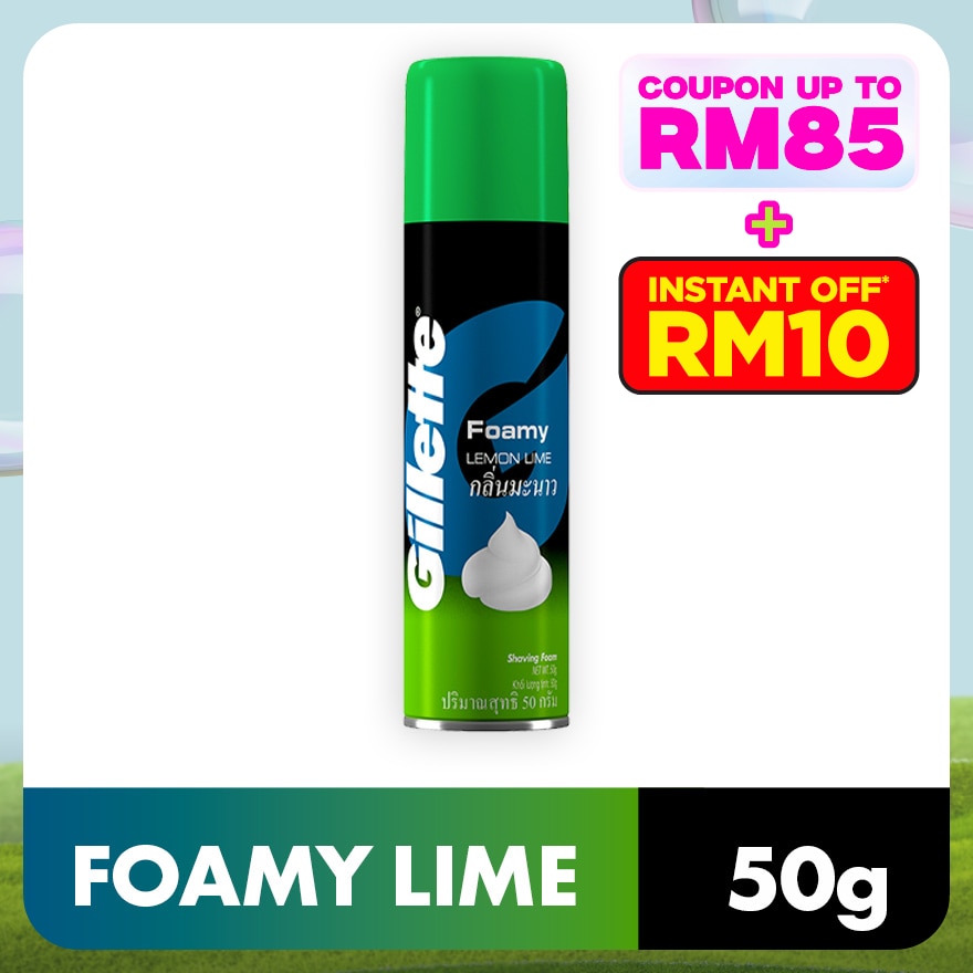 Foamy Foam Shave Lemon Lime 50g