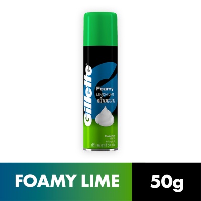 GILLETTE - Foamy Foam Shave Lemon Lime 50g image