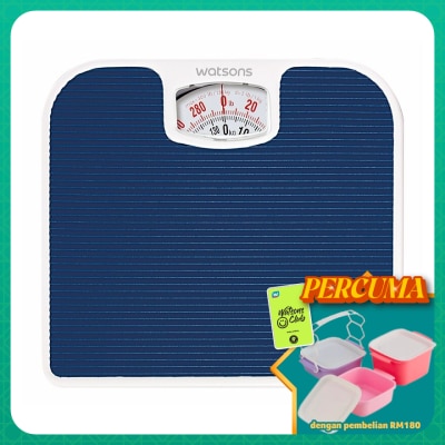 WATSONS - Bathroom Scale PVC footmat with stripes.