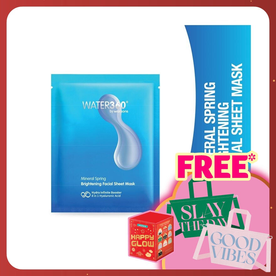 Mineral Spring Brightening Facial Sheet Mask 1s