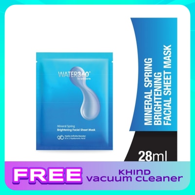 WATER360 BY WATSONS Mineral Spring Brightening Facial Sheet Mask 1s