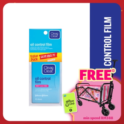 CLEAN & CLEAR Oil Control Film Twin Pack 2 x 60's