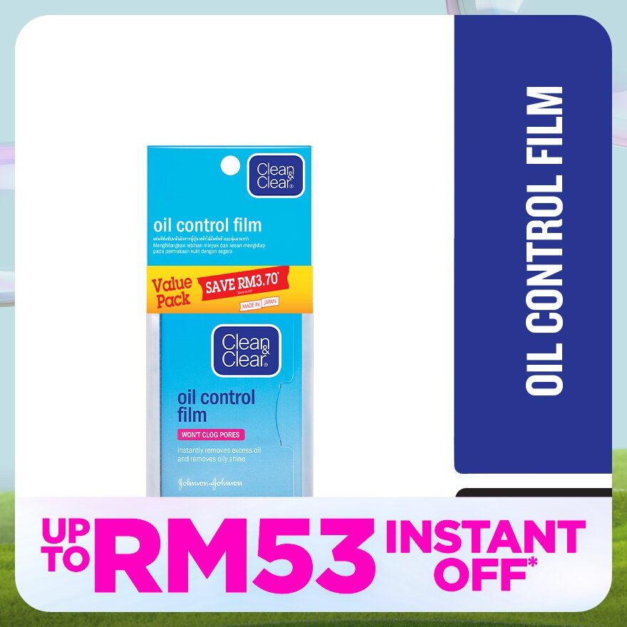 Oil Control Film Twin Pack 2 x 60's