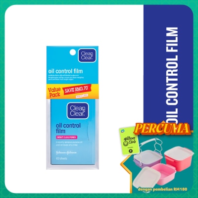 CLEAN & CLEAR - Oil Control Film Twin Pack 2 x 60's