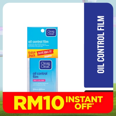 CLEAN & CLEAR Oil Control Film Twin Pack 2 x 60's