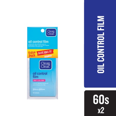 CLEAN & CLEAR - Oil Control Film Twin Pack 2 x 60's image