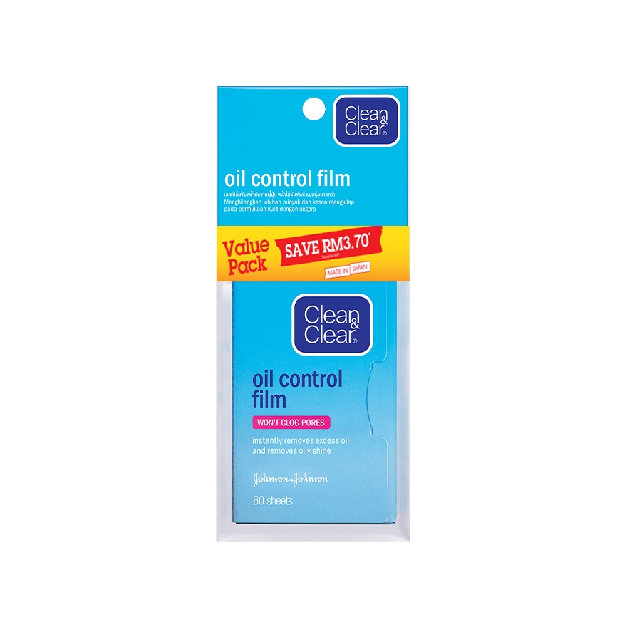 Oil Control Film Twin Pack 2 x 60's image