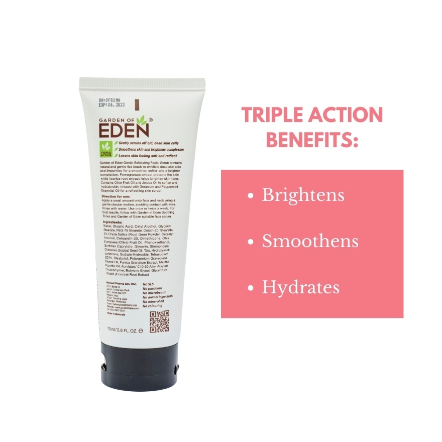 Gentle Exfoliating Facial Scrub 75ml image