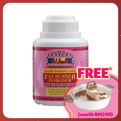 21ST CENTURY Rapid Weight Loss Fat Burner Powder Chocolate Flavour 250g