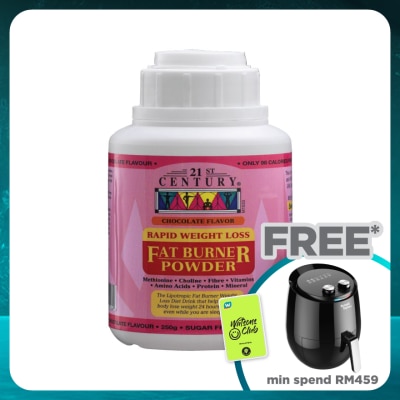 21ST CENTURY Rapid Weight Loss Fat Burner Powder Chocolate Flavour 250g