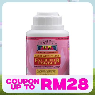 21ST CENTURY Rapid Weight Loss Fat Burner Powder Chocolate Flavour 250g