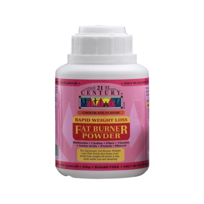 21ST CENTURY - Rapid Weight Loss Fat Burner Powder Chocolate Flavour 250g image