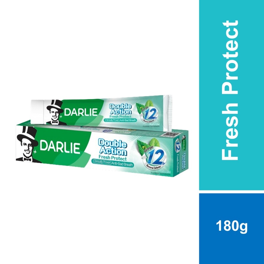Double Action Bacteria Fresh Protect Fresh Mint Toothpaste180g