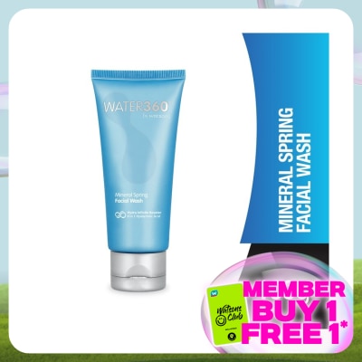 WATER360 BY WATSONS Mineral Spring Facial Wash 100ml