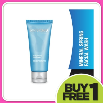 WATER360 BY WATSONS Mineral Spring Facial Wash 100ml