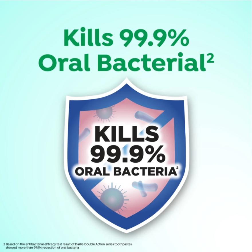 Double Action Bacteria Fresh Protect Fresh Mint Toothpaste 2x180g image