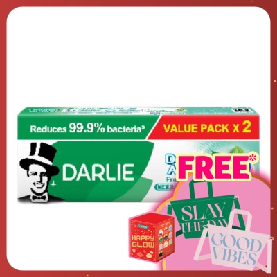 DARLIE Double Action Bacteria Fresh Protect Fresh Mint Toothpaste 2x180g