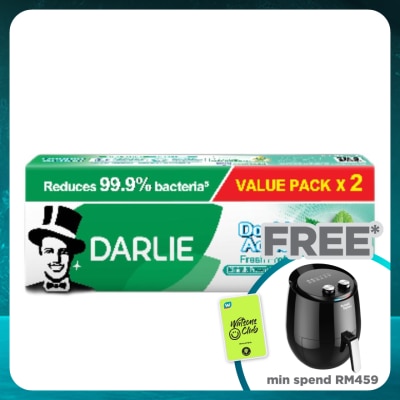 DARLIE Double Action Bacteria Fresh Protect Fresh Mint Toothpaste 2x180g