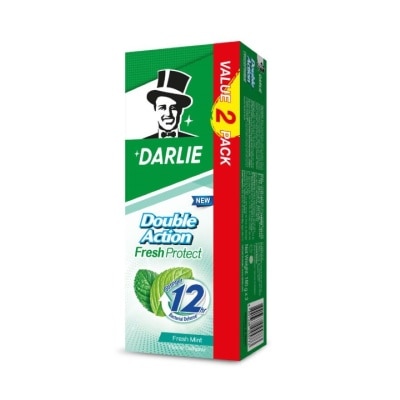 DARLIE Double Action Bacteria Fresh Protect Fresh Mint Toothpaste 2x180g