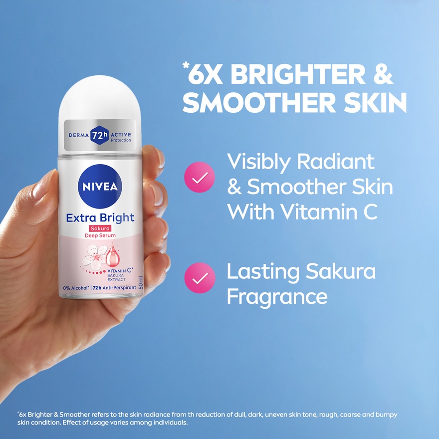 Deodorant Deep Brightening Serum Sakura Roll On 50ml