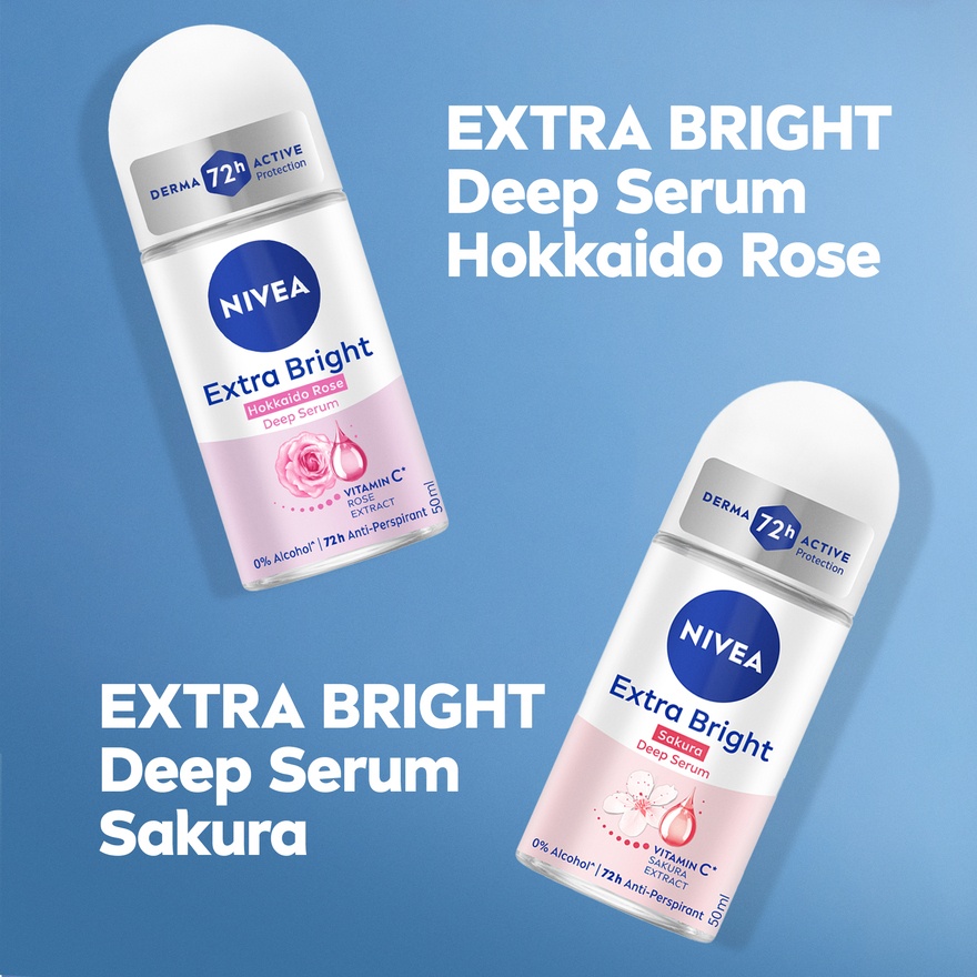 Deodorant Deep Brightening Serum Sakura Roll On 50ml